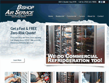Tablet Screenshot of bishopair.com